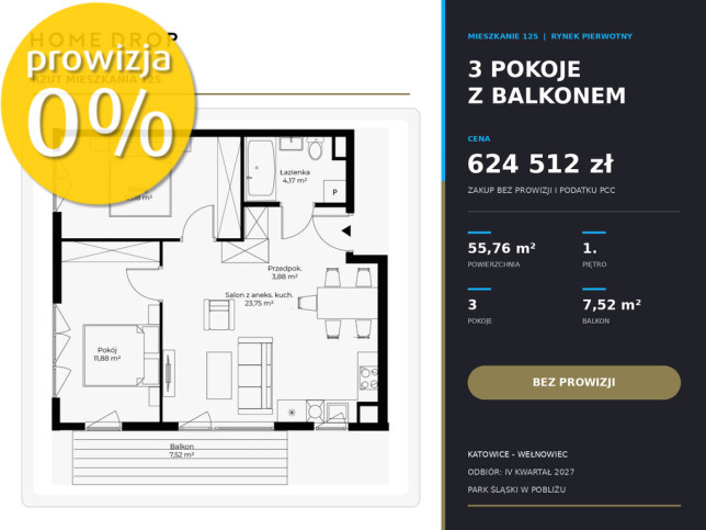 Apartment Sale  Józefowiec prof. Jana Mikusińskiego 1