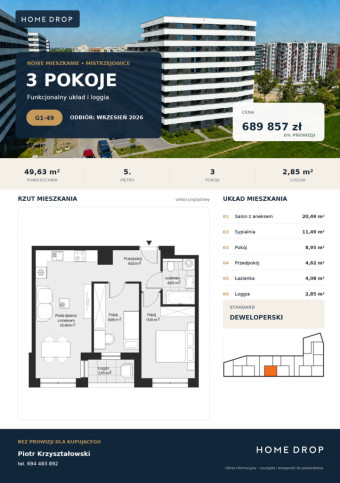 Apartment Sale  Kraków-Nowa Huta Osiedle Piastów 2